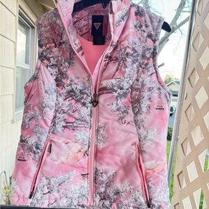 Pink Floral Women's Vest by